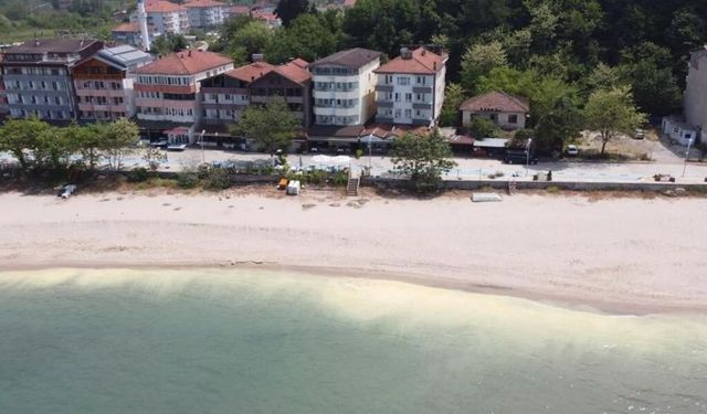 Bartın'da denizde oluşan kirliliğe ilişkin inceleme başlatıldı