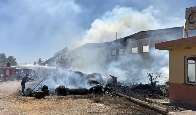 Adıyaman'da fabrikada çıkan yangın söndürüldü
