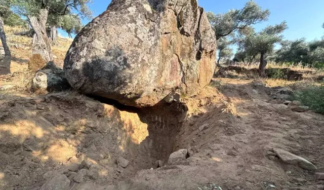 Aydın'da kaçak kazı yapan 8 şüpheli yakalandı