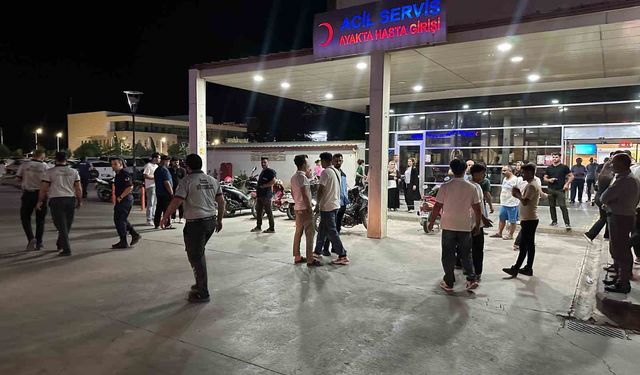 Hastanede iki grup arasında kavga