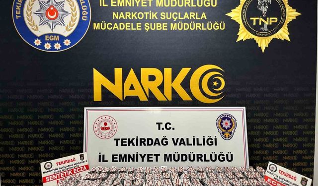 Tekirdağ’da uyuşturucu operasyonunda 3 kişi tutuklandı