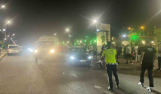 Batman’da otomobil ile motosiklet çarpıştı: 1 yaralı