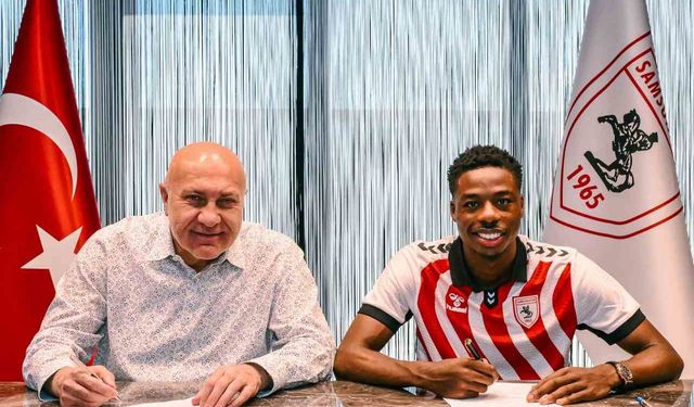 Samsunspor, Hollandalı Anthony Musaba ile 4 yıllık sözleşme imzaladı