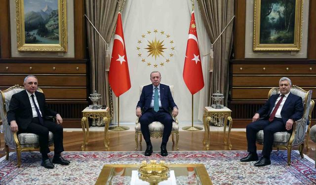 Cumhurbaşkanı Erdoğan, Azerbaycan Başsavcısı Kamran Aliyev’i kabul etti
