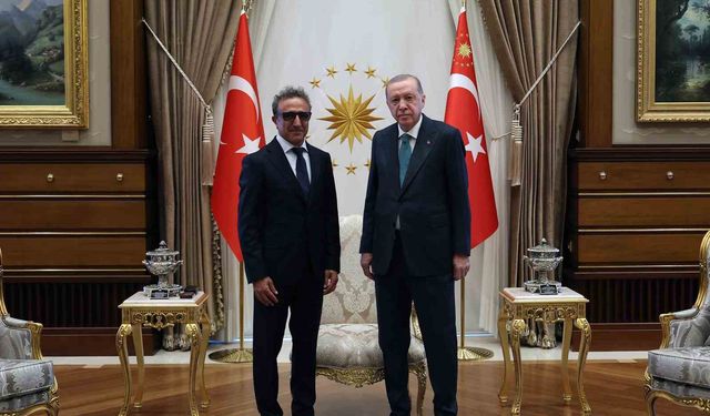 Cumhurbaşkanı Erdoğan, Hamdi Ulukaya’yı kabul etti