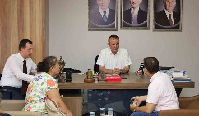 MHP’li Abdurrahman Başkan hemşehrilerini dinledi