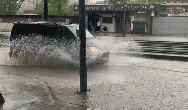 Gaziantep'te sağanak etkili oldu