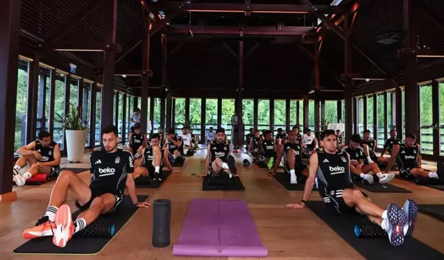 Beşiktaş'ta yeni sezon hazırlıkları sabah antrenmanıyla sürdü