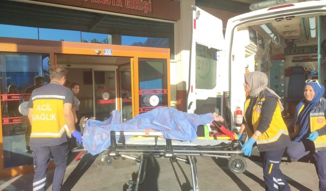 Konya'da devrilen otomobildeki 4 kişi yaralandı
