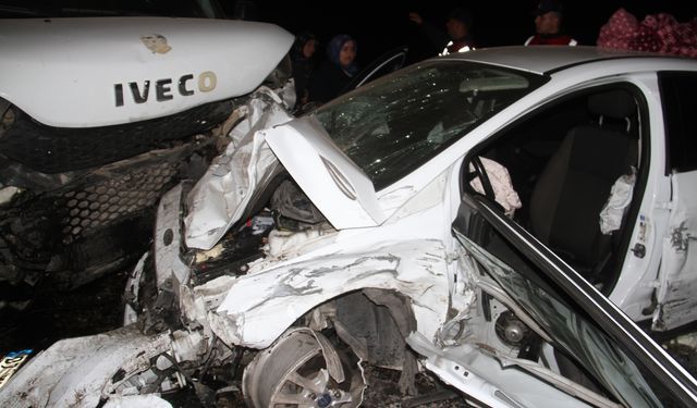 Konya'da zincirleme trafik kazasında 7 kişi yaralandı