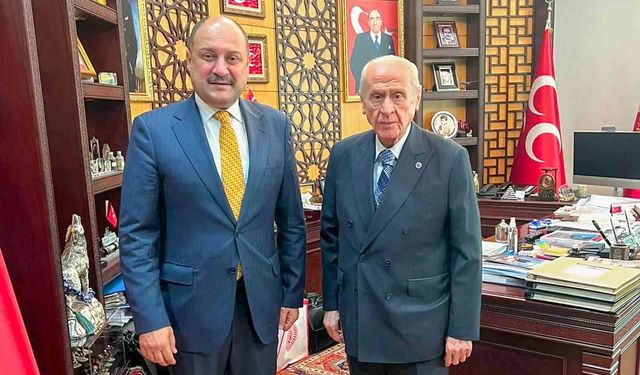 Gülpınar’dan MHP Genel Başkanı Devlet Bahçeli’ye ziyaret