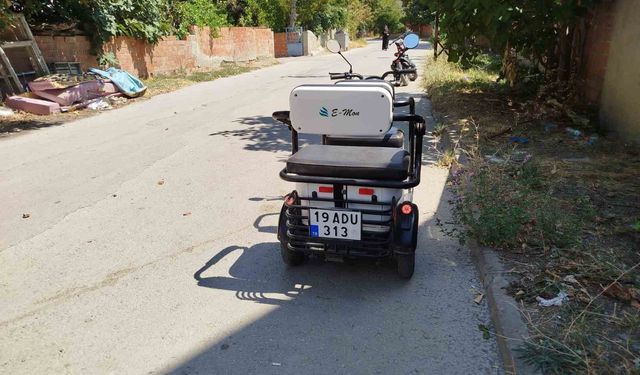 Çorum’da elektrikli motosiklet kazası: 1 yaralı