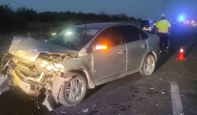 Malatya’da iki otomobil çarpıştı: 1 yaralı