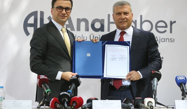 Anadolu Ajansı ile Anadolu Üniversitesi arasında "AnaHaber" işbirliği protokolü imzalandı