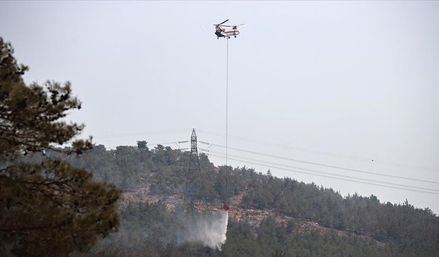 MERSİN - Silifke ilçesindeki orman yangını büyük ölçüde kontrol altında