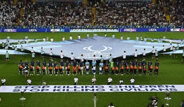UEFA bir kez daha katilin "İsrail" olduğunu söyleyemedi
