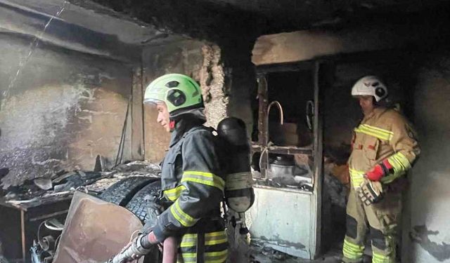 Antakya’da müstakil evde yangın çıktı