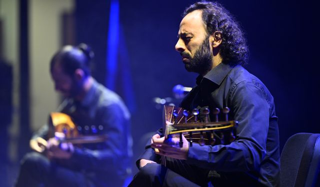 Filistinli müzik grubu "Le Trio Joubran" Kayseri'de sahne aldı