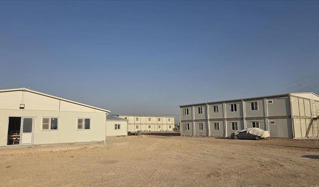 Karmod Kahramanmaraş'ta 400 kişilik şantiye tipi konteyner yapıları kurdu