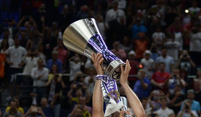 Basketbol Avrupa Ligi'nde şampiyonluk rekoru Real Madrid'de