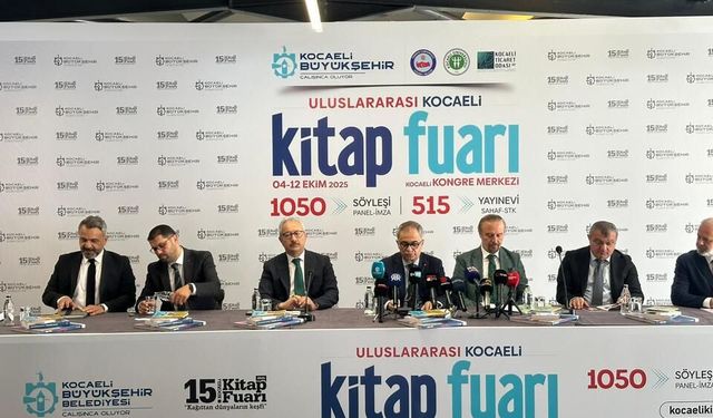 "15. Kocaeli Kitap Fuarı", 4 Ekim'de başlıyor