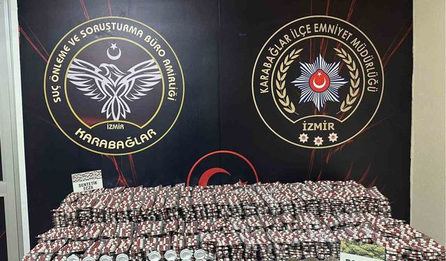 İzmir’de uyuşturucu operasyonu: 33 bin adet sentetik hap ele geçirildi