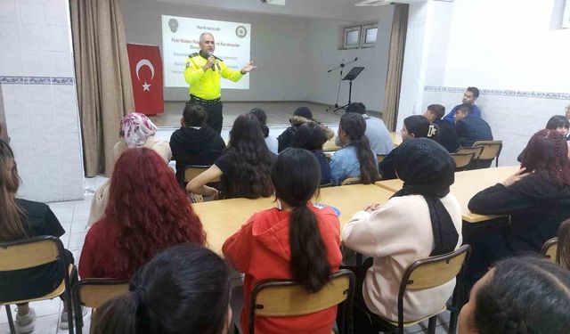 Niğde’de öğrencilere trafik eğitimi verildi
