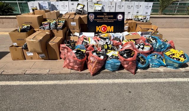 Adana'da kaçakçılık operasyonu: 20 gözaltı