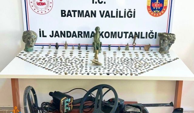 Batman’da tarihi eser operasyonu: 1 gözaltı