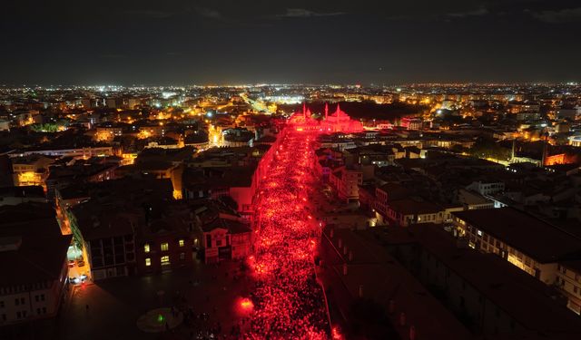 Konya'da 75 bin kişi Gazze'deki soykırıma ses oldu