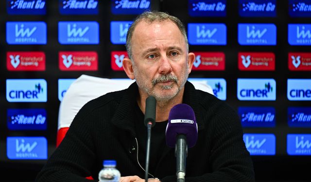 Sergen Yalçın: “Sorunumuz hemen çözülebilecek bir sorun değil”
