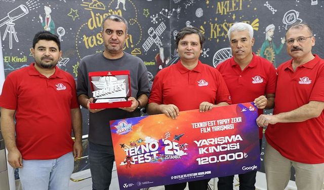 Tarihte iz bırakan kişileri günün teknolojisiyle buluşturan kısa film, TEKNOFEST'te ödül getirdi