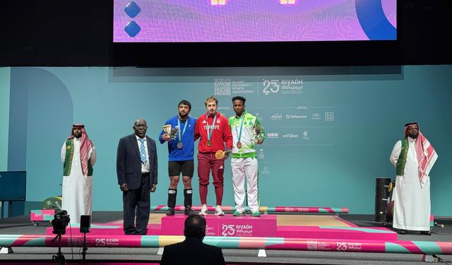 6. İslami Dayanışma Oyunları’nda milli halterciler günü, 4’ü altın 5 madalyayla tamamladı