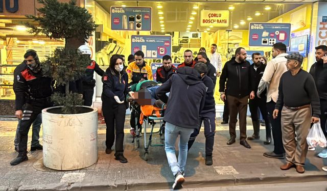 Tekirdağ'da silahlı saldırıya uğrayan kişi yaralandı