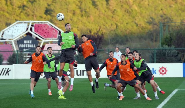 A Milli Futbol Takımı, Bulgaristan maçı hazırlıklarını sürdürdü