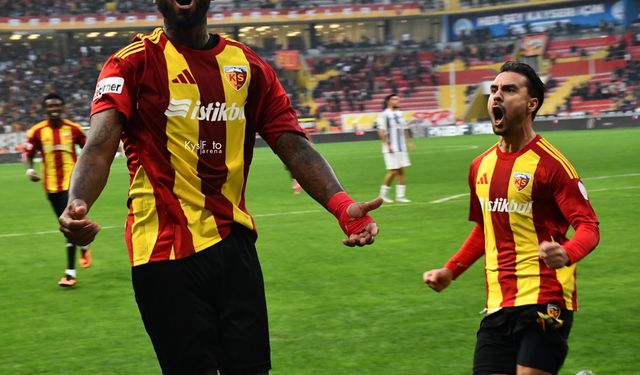 Kayserispor ilk kez 1 maçta 3 gol attı