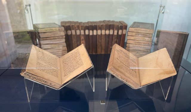 "Füsus'tan Fütuhat'a Muhyiddin İbnü'l-Arabi ve Eserleri Sergisi" açıldı