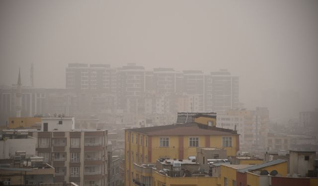 Şanlıurfa'da toz taşınımı etkili oluyor