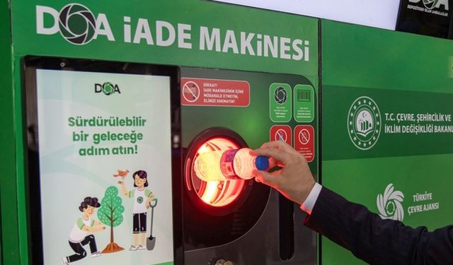 TBMM'nin yeni Sıfır Atık adımı "depozito iade makineleri" hizmete alındı