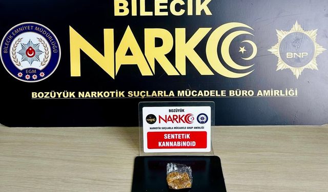 Bilecik’te yasaklı madde operasyonu: 2 gözaltı