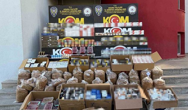 Adana’da kaçakçılık operasyonu: 29 şahsa işlem yapıldı