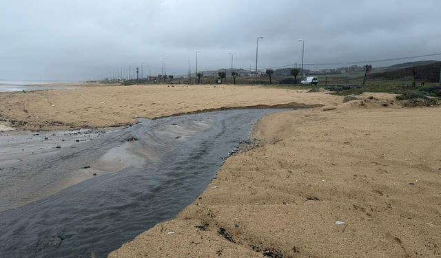 İSKİ’nin Karaburun Tesisi'nde tepki çeken görüntü: Atık su denize boşaltılıyor
