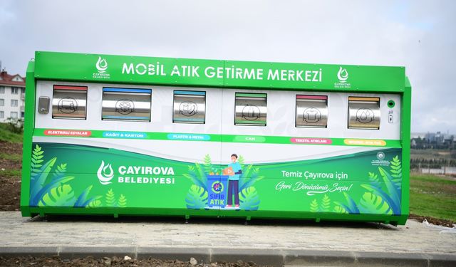 Çayırova'da 4 noktaya daha "mobil atık merkezi" kuruldu