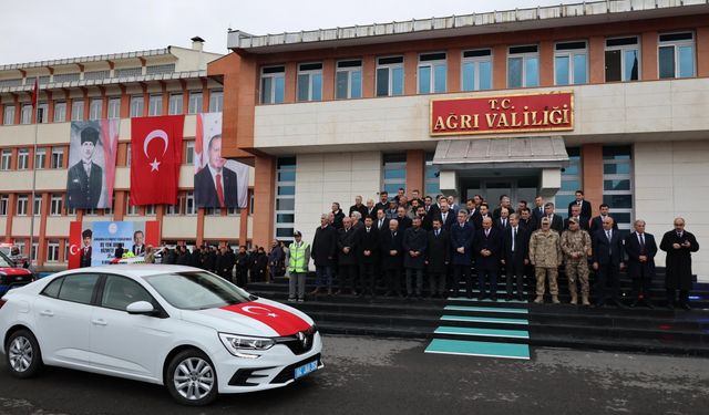 Ağrı’da güvenlik güçlerine 85 yeni araç teslim edildi