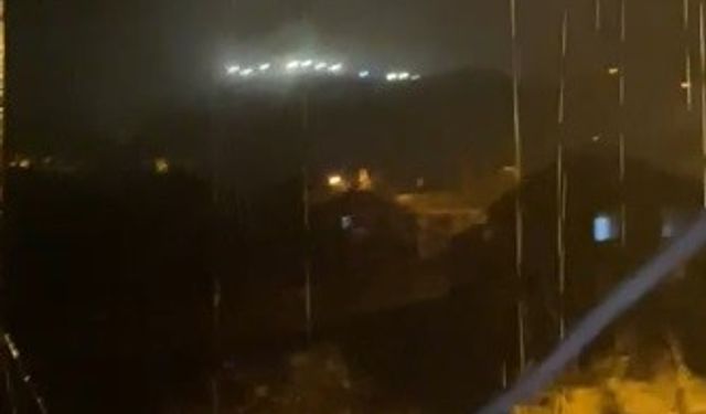 Tunceli’de şiddetli yağmur ve fırtına etkili oldu