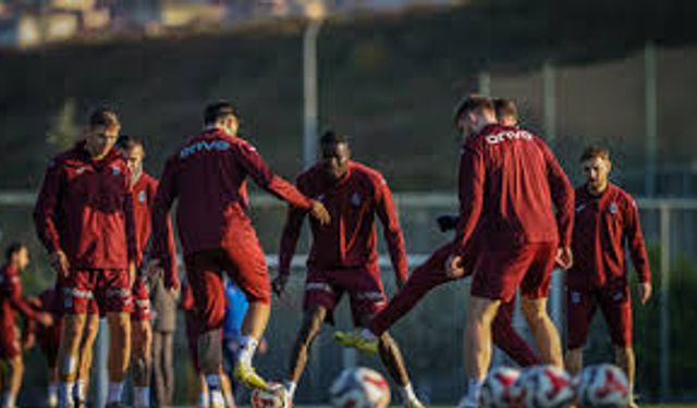 Trabzonspor, Göztepe maçı hazırlıklarına devam etti