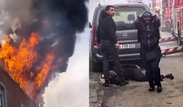 Sultangazi'deki yangında can pazarı yaşandı: Kaçmak istedi beşinci kattan yere düştü