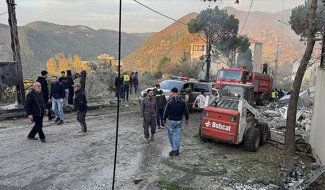 İsrail’in tehdidinin ardından Lübnan ordusu Yanuh’ta inceleme yaptı