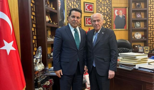 MHP Lideri Devlet Bahçeli, Ahmet Özer'i kabul etti