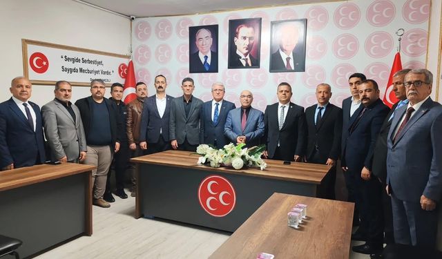 Kamu-Sen Başkanlarından MHP Osmaniye teşkilatına ziyaret